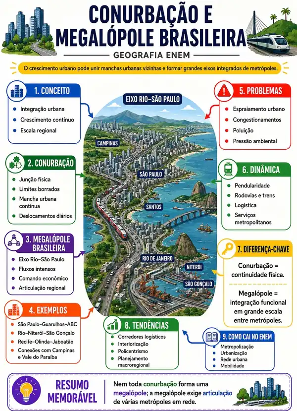 Conurbação e Megalópole