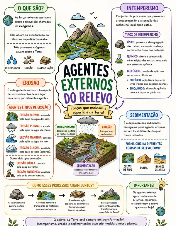 Agentes Externos do Relevo